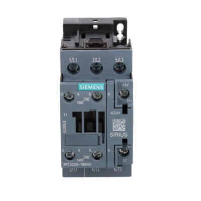 Stycznik mocy 38A 3P 24V DC 1Z 1R S0 3RT2028-1BB40