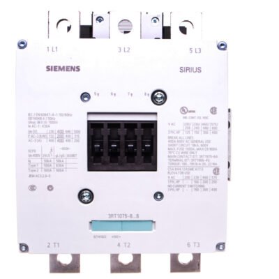 Stycznik mocy 400A 3P 220-240V AC 2Z 2R S12 3RT1075-6AP36