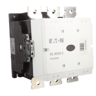 Stycznik mocy 500A 3P 220-240V AC 2Z 2R DILM500-S/22 (220-240V50/60HZ) 274199