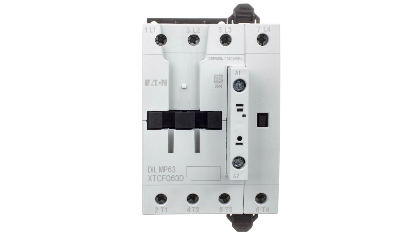 Stycznik mocy 63A AC-1 4P 230VAC 0Z 0R DILMP63(230V50HZ,240V60HZ) 109855