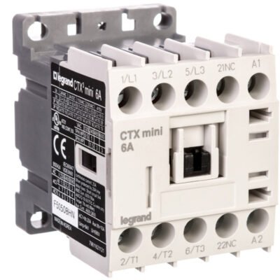 Stycznik mocy 6A 3P 230V AC 0Z 1R CTX3 MINI 417016