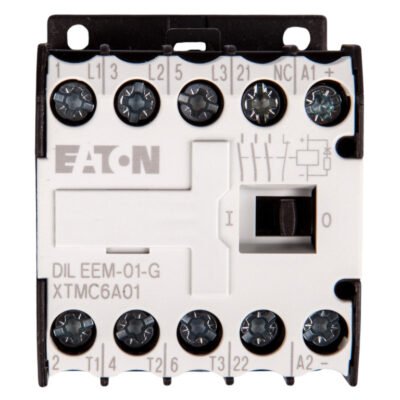 Stycznik mocy 6A 3P 24V DC 0Z 1R DILEEM-01-G(24VDC) 051650