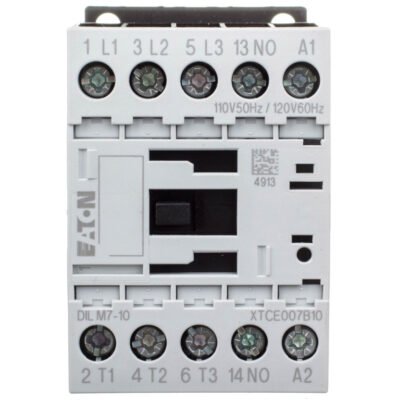 Stycznik mocy 7A 3P 110VAC 1Z 0R DILM7-10(110V50HZ,120V60HZ) 276547
