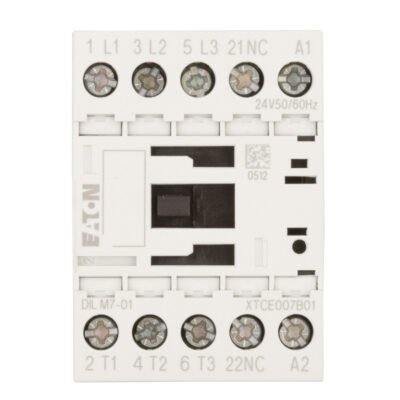 Stycznik mocy 7A 3P 24V AC 0Z 1R DILM7-01(24V50/60HZ) 276589