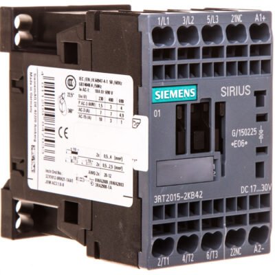 Stycznik mocy 7A 3P 24V DC 0Z 1R S00 3RT2015-2KB42
