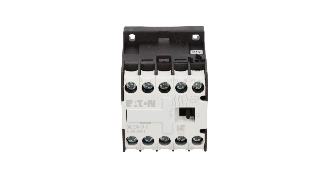 Stycznik mocy 9A 3P 24V DC 0Z 1R DILEM-01-G(24VDC) 010343