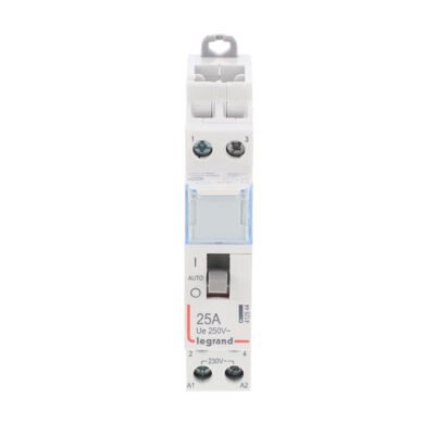 Stycznik modułowy 25A 2Z 0R 230V AC ze sterowaniem ręcznym SM425 004147/412544