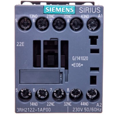 Stycznik pomocniczy 2Z 2R cewka 230V AC 50-60Hz S00 przyłącze śrubowe SIRIUS 3RH2122-1AP00