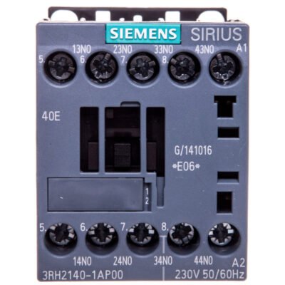 Stycznik pomocniczy 4Z cewka 230V 50-60Hz S00 przyłącze śrubowe SIRIUS 3RH2140-1AP00