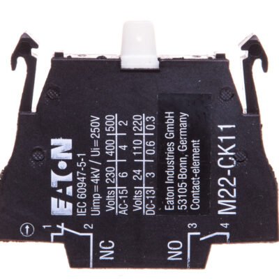 Styk pomocniczy 1Z 1R montaż czołowy M22-CK11 107940