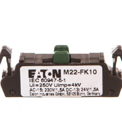 Styk pomocniczy płaski 1Z montaż czołowy M22-FK10 180792