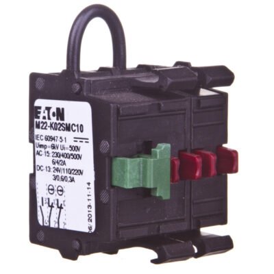 Styk pomocniczy z samokontrolą 1Z 2R montaż czołowy M22-K02SMC10 121474
