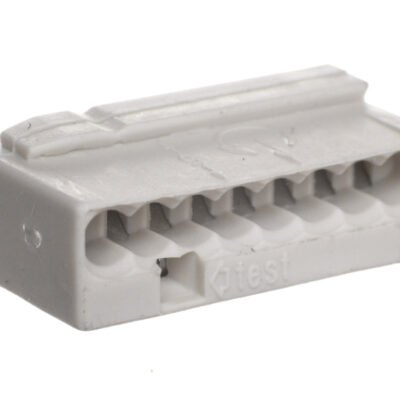 Szybkozłączka MIKRO 8x 0,6-0,8mm2 jasnoszara 243-308 /opak.50szt./