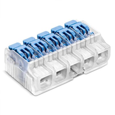 Szybkozłączka SCL5 IDEALNA z dźwignią do linek i drutów 5-torowa 4mm 32A 450V 88000323S /30szt./