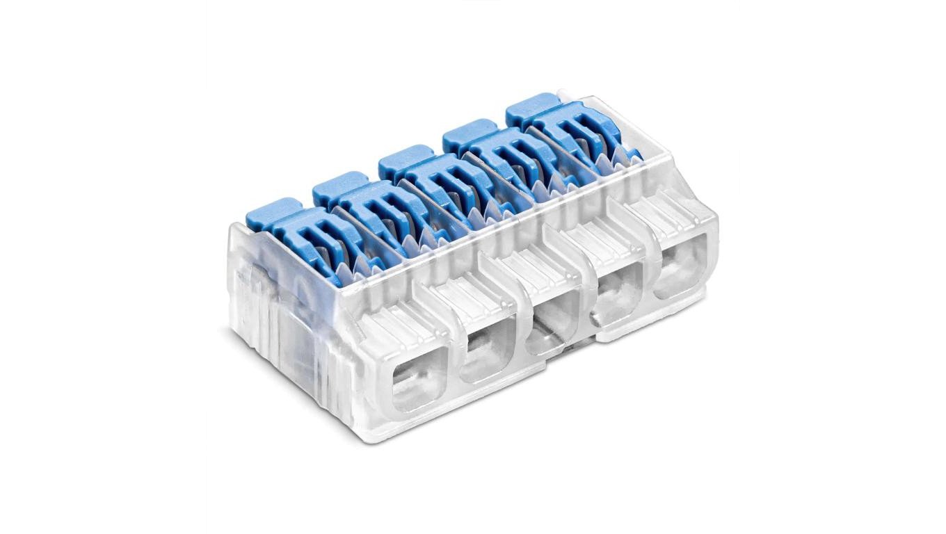 Szybkozłączka SCL5 IDEALNA z dźwignią do linek i drutów 5-torowa 4mm 32A 450V 88000323S /30szt./