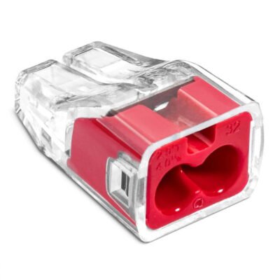 Szybkozłączka SCP2 B10 IDEALNA wtykowa do drutów i wielodrutów 2-torowa 4mm 32A 450V 88001001 /10 szt./