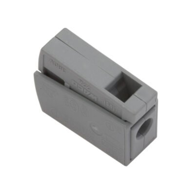 Szybkozłączka oświetleniowa 2x 1-2,5mm2 jasnoszara 224-101 /opak.100szt./