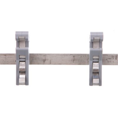 Szyna Cu 10x3mm dł 125mm mocowanie na TH35 do obejm do ekranów 790-115