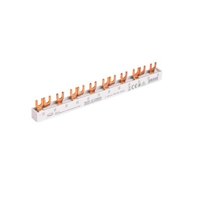 Szyna prądowa łączeniowa - widełkowa 3-fazowa 63A 12 modułów 10 mm 81992006