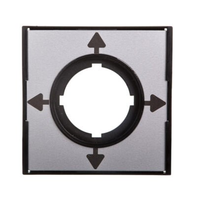 Tabliczka opisowa aluminium kwadratowa STRZAŁKI GÓRA/DÓŁ - LEWO/PRAWO M22-XCK1 279434