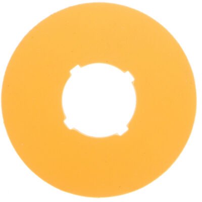 Tabliczka opisowa żółta okrągła fi60mm bez nadruku M22-XBK 269580