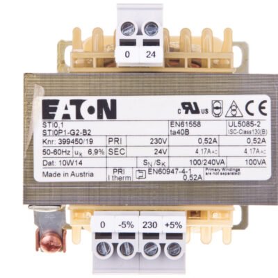 Transformator 1-fazowy 100VA 230/24V STI0,1(230/24) 046629