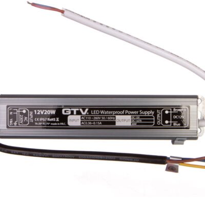 Transformator led wodoodporny, 20W, IP 67, DC12V
