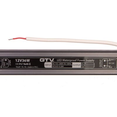Transformator led wodoodporny, 36W, IP 67, DC12V