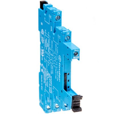Wąskoprofilowe gniazdo 6,2mm do przekaźników serii 34, 220-240V AC/DC 93.01.0.240.0000