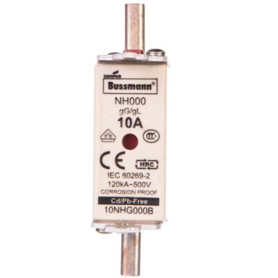 Wkładka bezpiecznikowa NH000 10A gL/gG 500V 10NHG000B