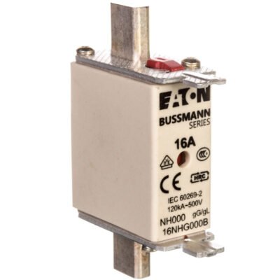 Wkładka bezpiecznikowa NH000 16A gL/gG 500V 16NHG000B