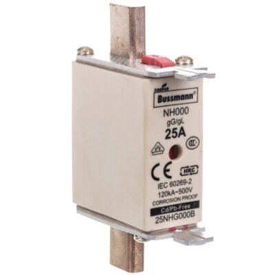 Wkładka bezpiecznikowa NH000 25A gL/gG 500V 25NHG000B