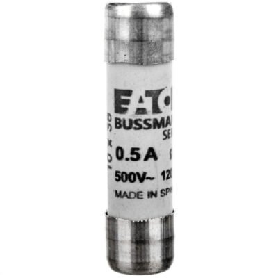 Wkładka bezpiecznikowa cylindryczna 10x38mm 0,5A gG 500V C10G0-5
