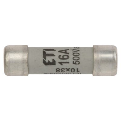 Wkładka bezpiecznikowa cylindryczna 10x38mm 16A GG 500V HPC 013316