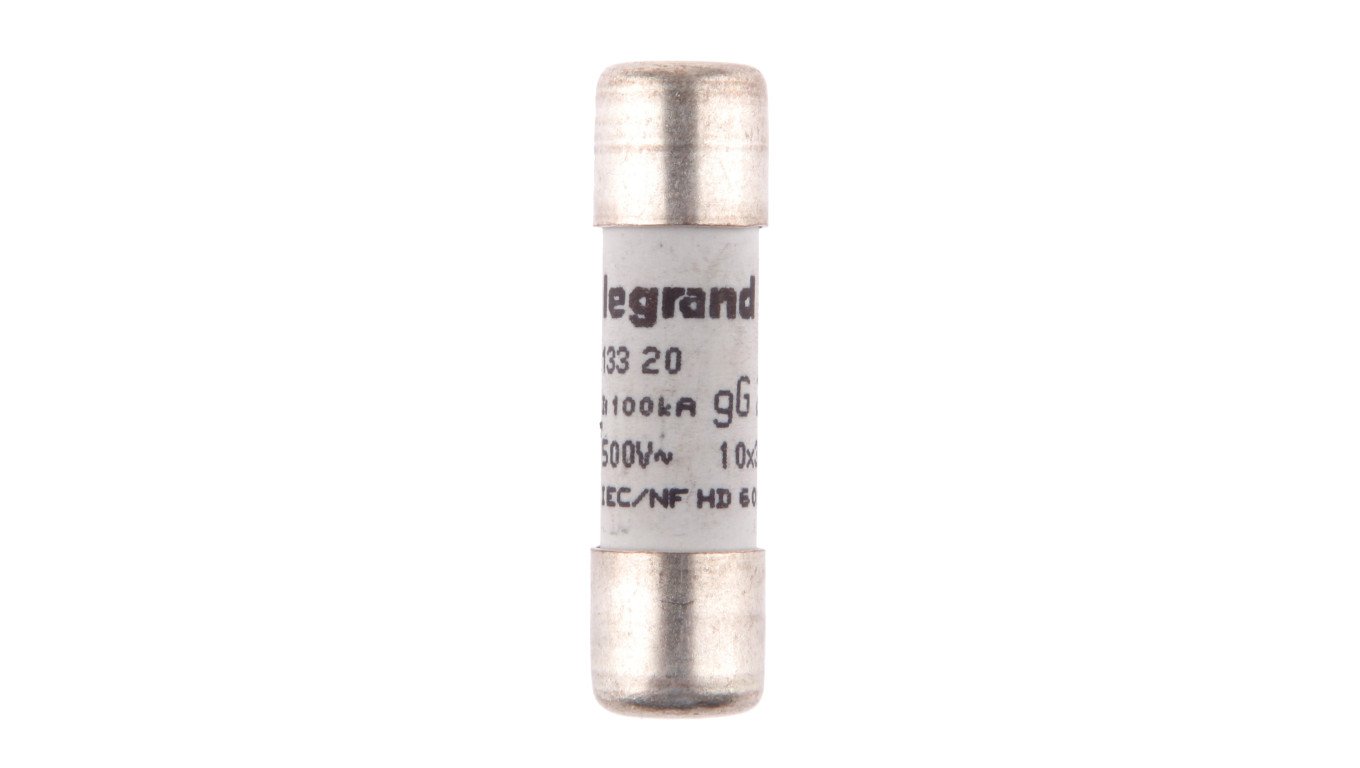 Wkładka bezpiecznikowa cylindryczna 10x38mm 20A gG 500V HPC 013320