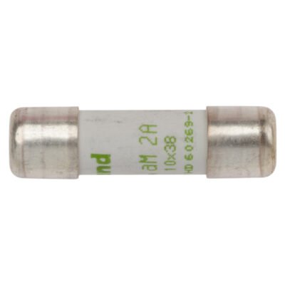 Wkładka bezpiecznikowa cylindryczna 10x38mm 2A aM 500V HPC 013002