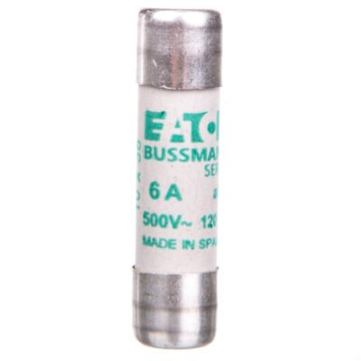 Wkładka bezpiecznikowa cylindryczna 10x38mm 6A aM 500V C10M6