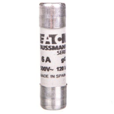 Wkładka bezpiecznikowa cylindryczna 10x38mm 6A gL/gG 500V C10G6