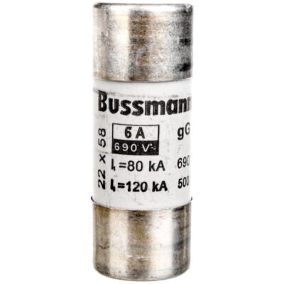 Wkładka bezpiecznikowa cylindryczna 22x58mm 6A gL/gG 690V C22G6