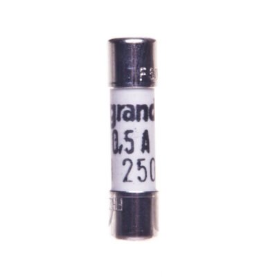 Wkładka bezpiecznikowa cylindryczna 5x20mm 0,5A F 250V 010205