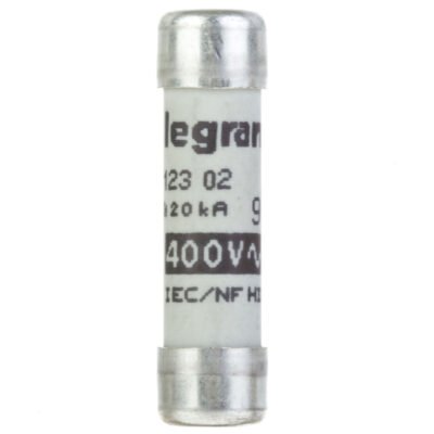 Wkładka bezpiecznikowa cylindryczna 8,5x31,5mm 2A gG 400V 012302