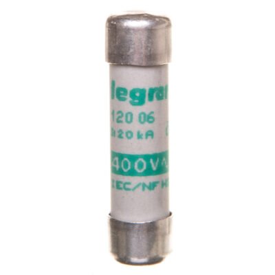 Wkładka bezpiecznikowa cylindryczna 8,5x31,5mm 6A aM 500V 012006