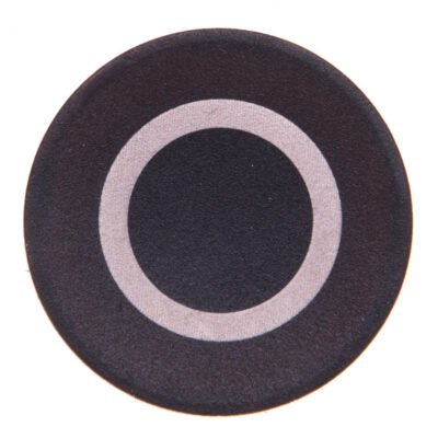 Wkładka przycisku 22mm płaska czarna z opisem O M22-XD-S-X0 218154