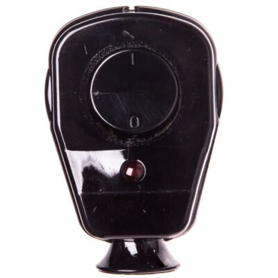 Wtyczka kątowa z wyłącznikiem i diodą 16A 2P+Z 230V UNI-SCHUKO czarna IP20 9002216s