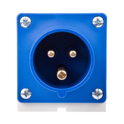 Wtyczka odbiornikowa 16A 3P 230V niebieska IP44 513-6