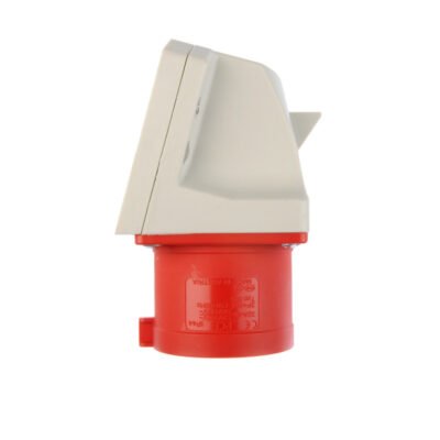 Wtyczka odbiornikowa 32A 5P 400V czerwona IP44 525-6