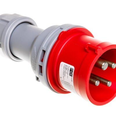Wtyczka przenośna 16A 4P 400V czerwona IP44 TURBO SHARK 014-6TT