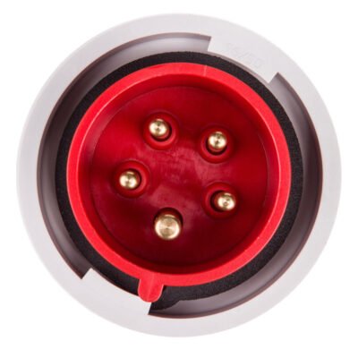 Wtyczka przenośna 16A 5P 400V czerwona IP67 SHARK 0152-6