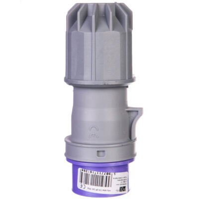 Wtyczka przenośna 32A 2P 24V fioletowe IP44 072v