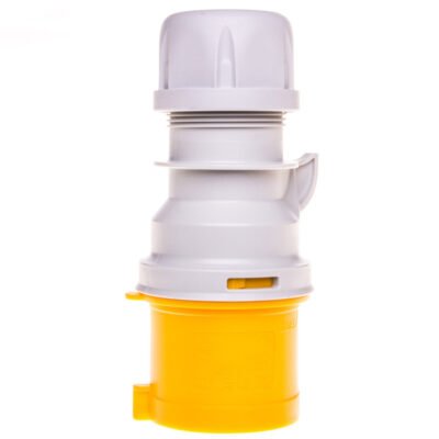 Wtyczka przenośna 32A 3P 110V żółta IP44 SHARK 023-4